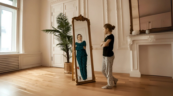 Young woman in therapy building confidence and overcoming body image issues at Existence Clinics