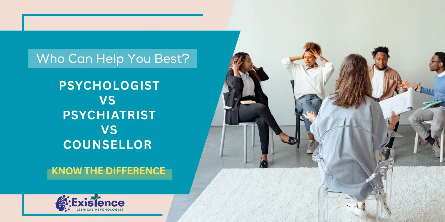 The Difference Between a Counsellor, Psychologist, and Psychiatrist